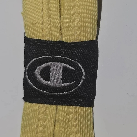 YELLOW Vintage Champion Sport bra/swim top - Picture 3 of 3
